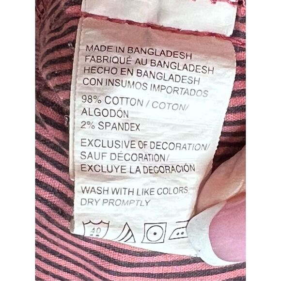 Izod Saltwater Stretch Relaxed Classic Fit Red Flat Front Shorts 42 Inseam 9.5" - Picture 10 of 12